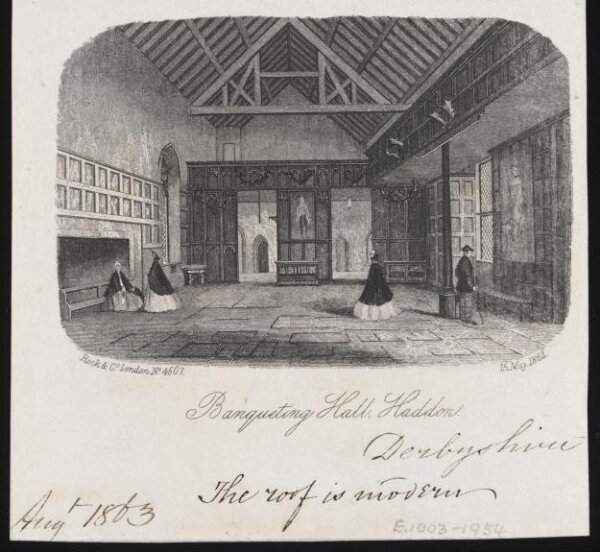 Unknown, Banqueting Hall, Haddon