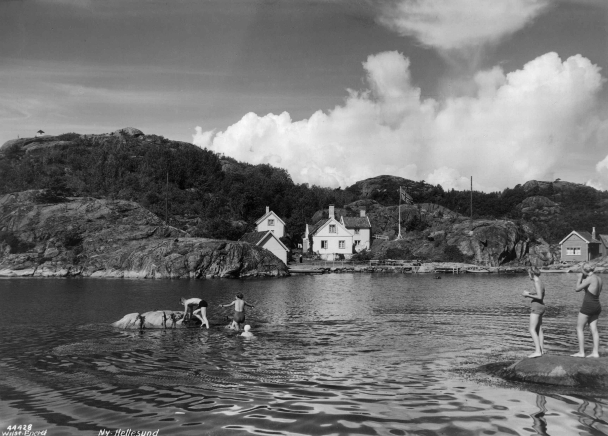 Anders Beer Wilse, Wilse original, Friluftsliv/sport, Badeliv, Ny Hellesund