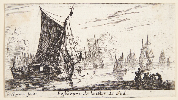 Reinier Zeeman, Fiskerbåde på Zuiderzee