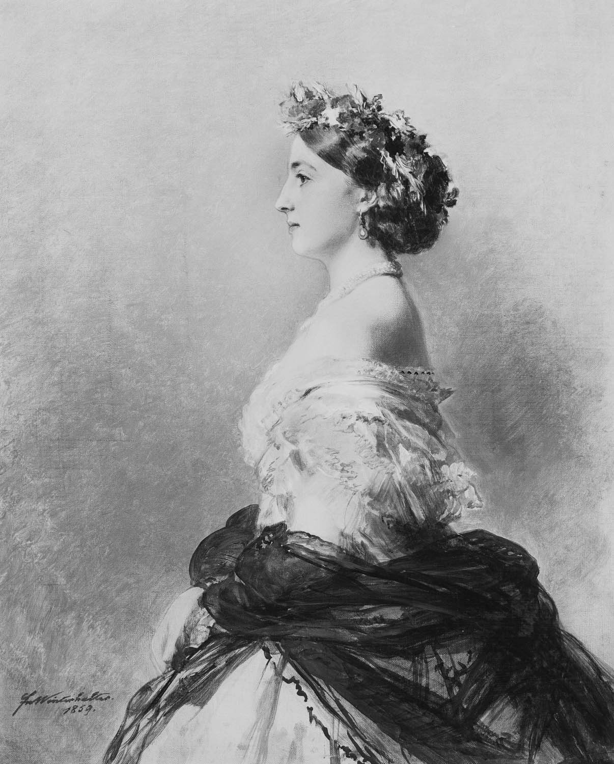 Franz Xaver Winterhalter, Louisa, Duchess of Manchester (1832-1911)