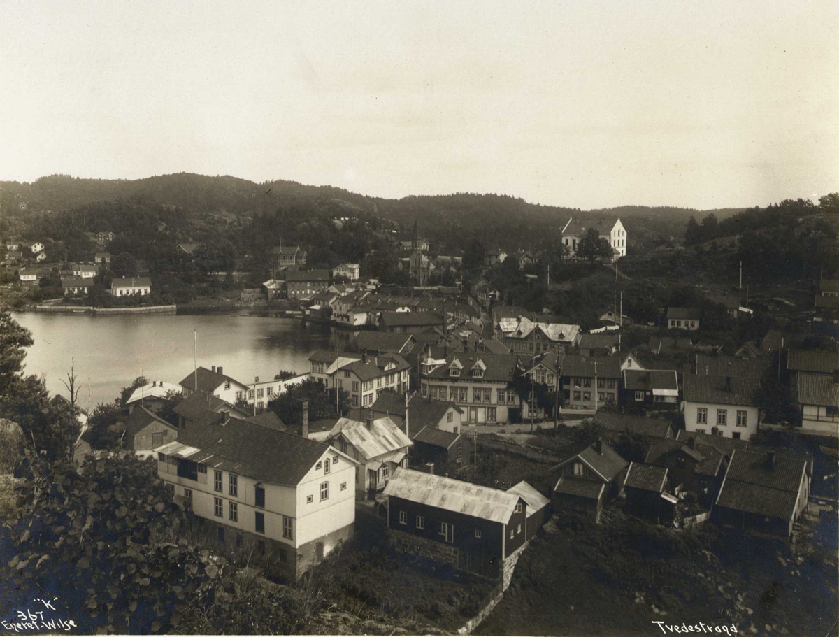 Anders Beer Wilse, Utsikt over Tvedestrand, Aust-Agder.