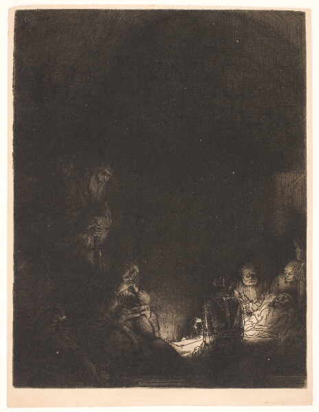 Rembrandt van Rijn, Gravlæggelsen