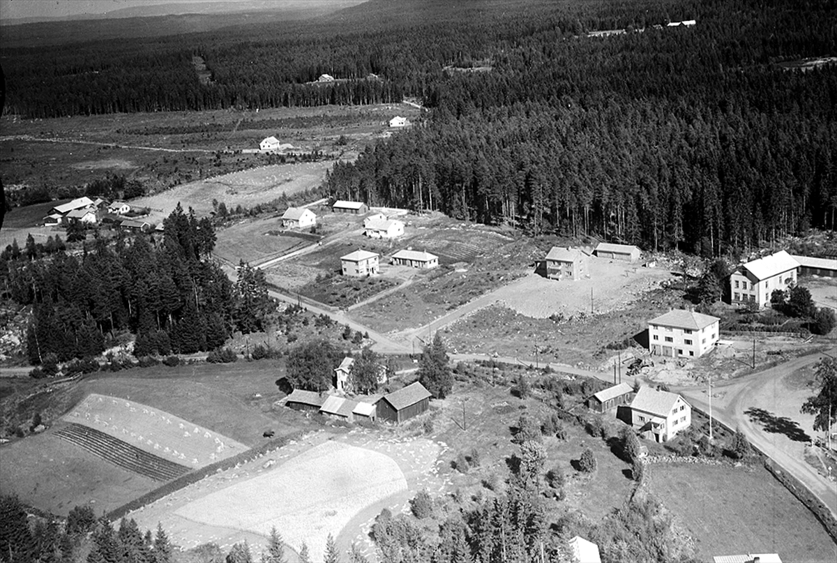 Widerøes Flyveselskap A/S, FLYFOTO KORSLUND 278-7, SOLUM 404-6, HEKNE SKOLE, KRINGSJÅ 404-4, OG EINDOM 405 -3, ÅSBYGDA