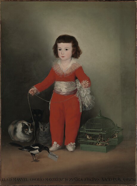 Goya (Francisco de Goya y Lucientes), Manuel Osorio Manrique de Zuñiga (1784–1792)