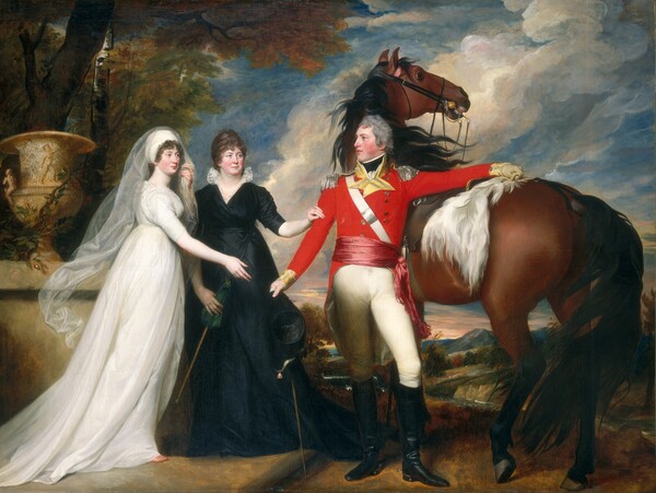 John Singleton Copley, Colonel William Fitch and His Sisters Sarah and Ann Fitch