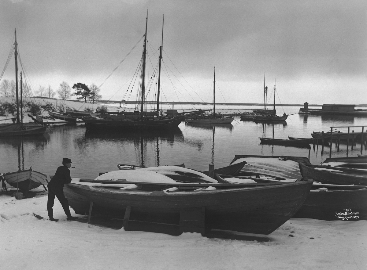Anders Beer Wilse, Prot: Horten - Fra Baathavnen 1/3 1906