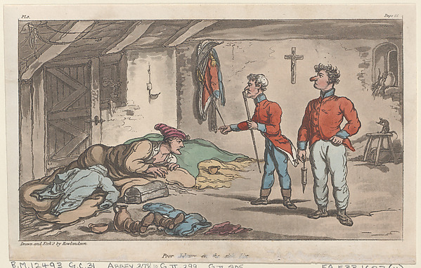 Thomas Rowlandson, Poor Johnny on the sick list