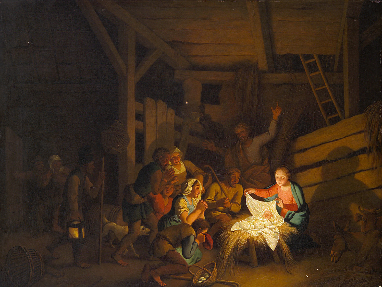 Christian Wilhelm Ernst Dietrich, Anbetung der Hirten