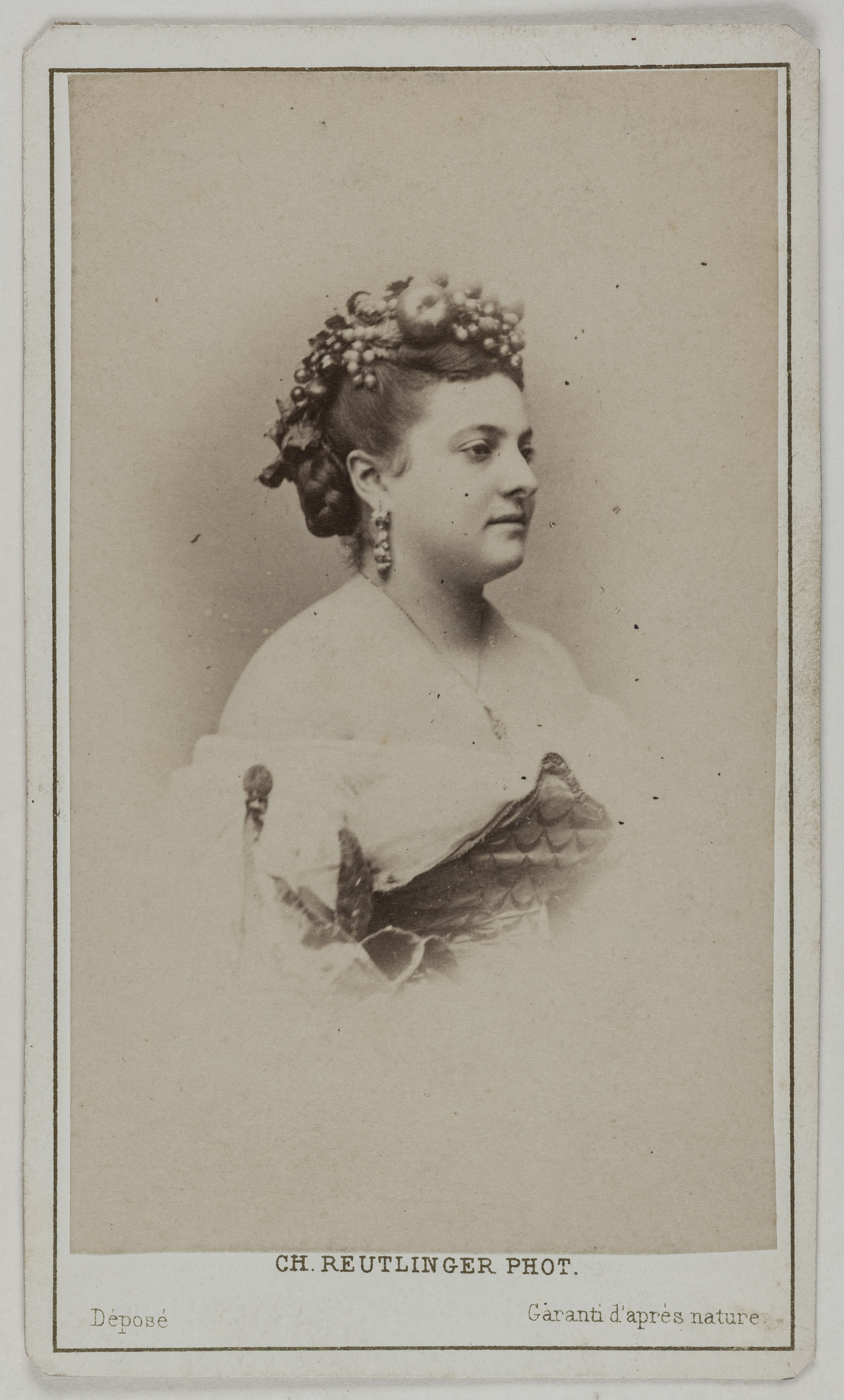 Charles Reutlinger, Portrait de Delaunay Blanche, (actrice)