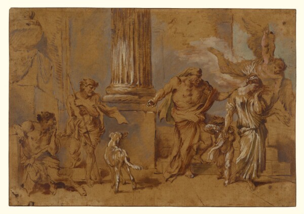 Giovanni Benedetto Castiglione, The Expulsion of Hagar