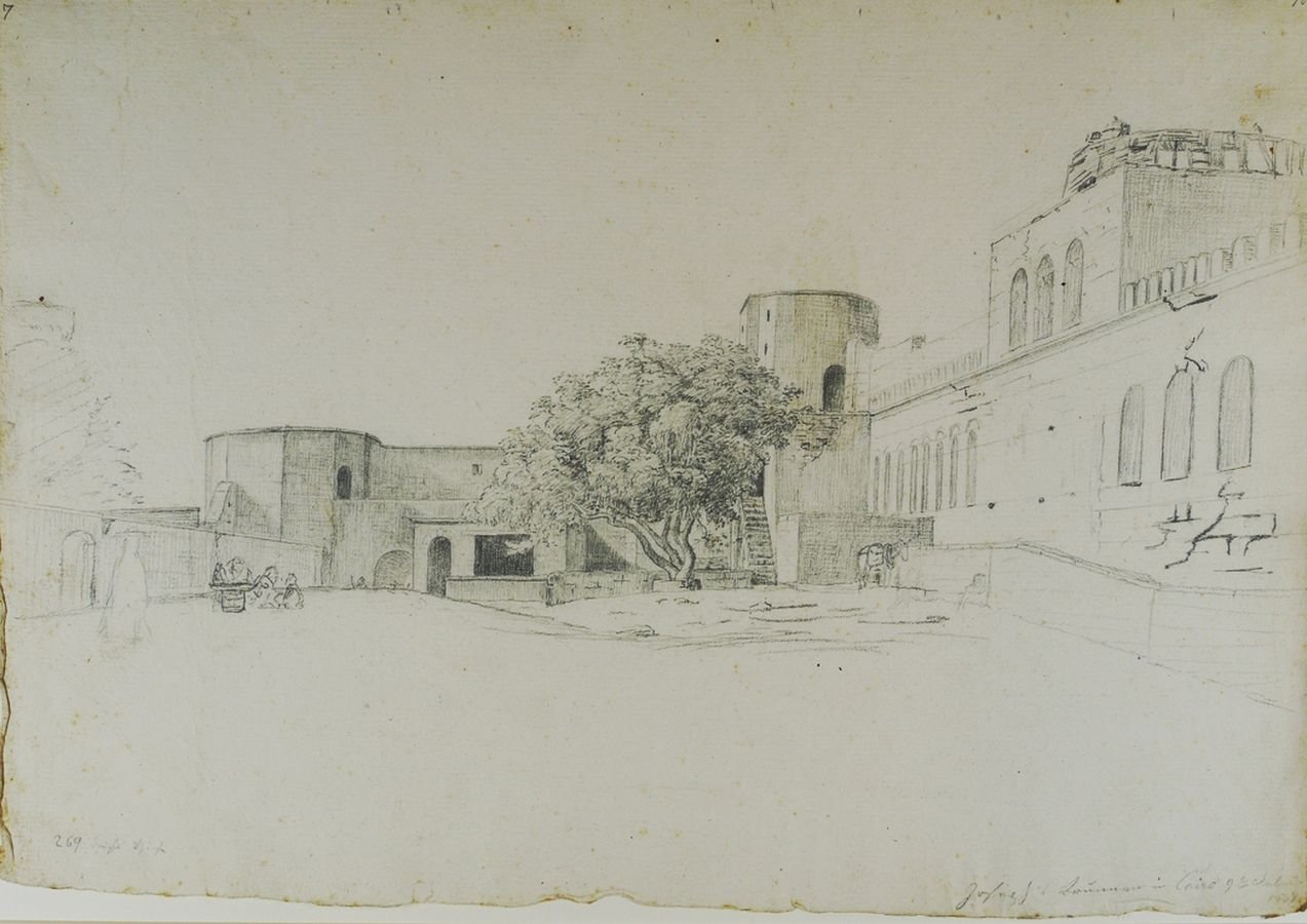 Johann Martin Bernatz, Brunnen in Cairo