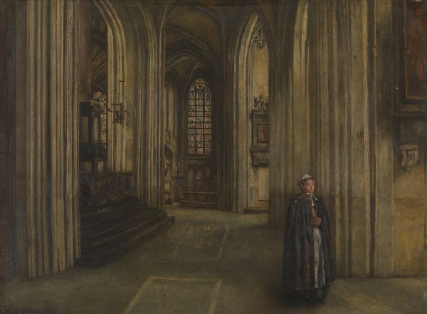 Henri De Braekeleer, Interior of a Church