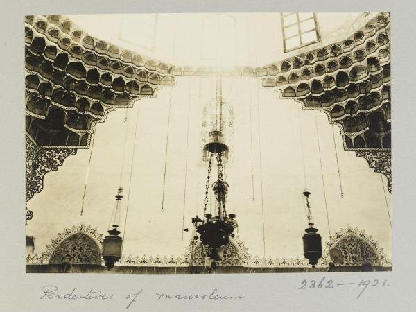 K.A.C. Creswell, Dome pendentive in Takiyya of Shaykh Abu Bakr ibn Abu al-Wafa, Aleppo