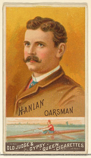 Goodwin & Company, Hanlan, Oarsman, from the Goodwin Champion series for Old Judge and Gypsy Queen Cigarettes