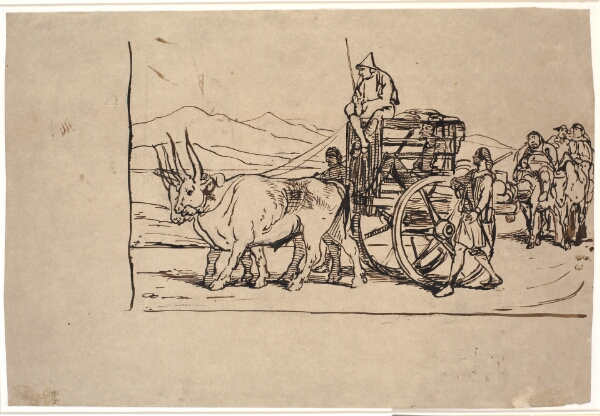 Wilhelm Marstrand, Don Quixotes hjemfart i studekærren
