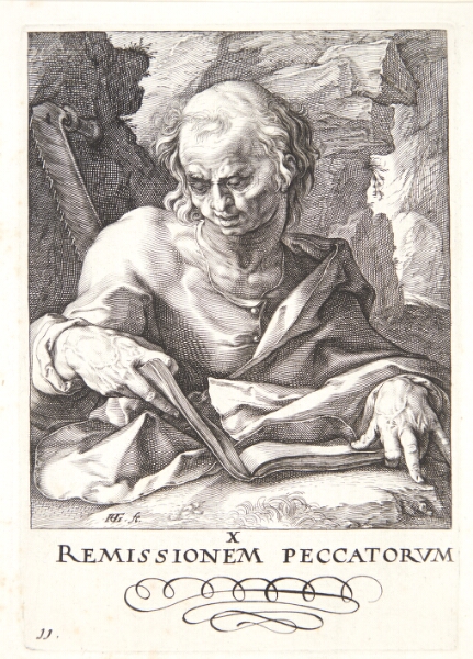 Hendrick Goltzius, Apostlen Simon