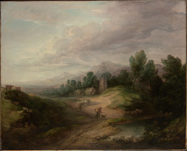 Thomas Gainsborough, Wooded Upland Landscape