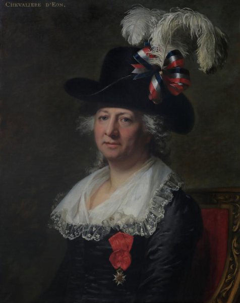 Jean-Laurent Mosnier, Portrait of Chevalier(ère) d’Éon