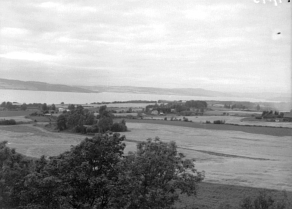 Anno Domkirkeodden, UTSIKT FRA STANGE KIRKE MOT GILLUND, HUSEBY NORD, HUSEBY VEST