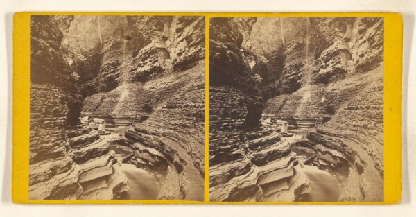 John B. Heywood, The Narrow Pass. [Freer's Glen, Watkins, Schuyler Co. Section Fifth - Glen Difficulty, New York]
