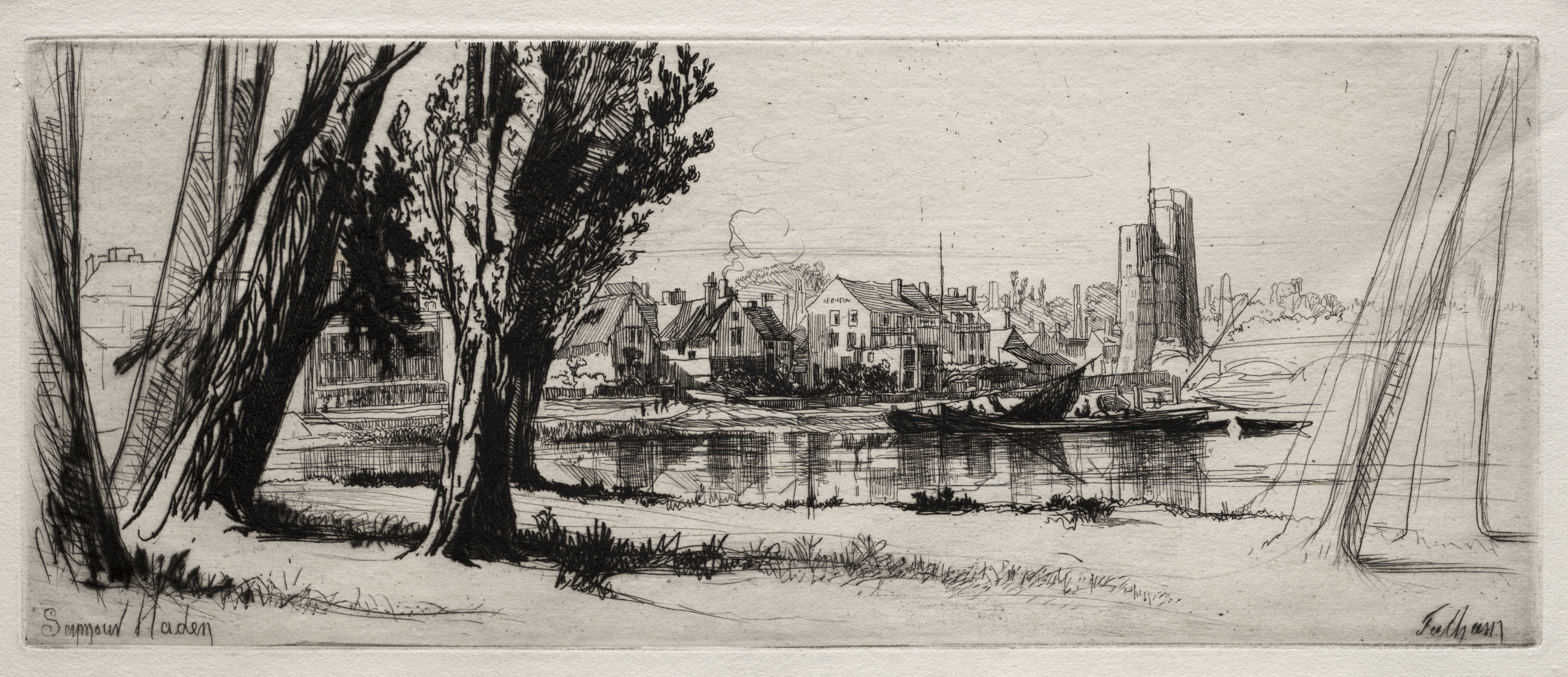 Francis Seymour Haden, Fulham