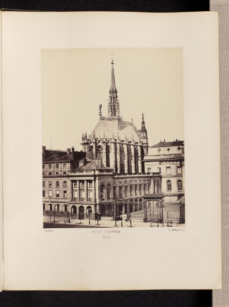 Édouard Baldus, Sainte Chapelle (No. 29)