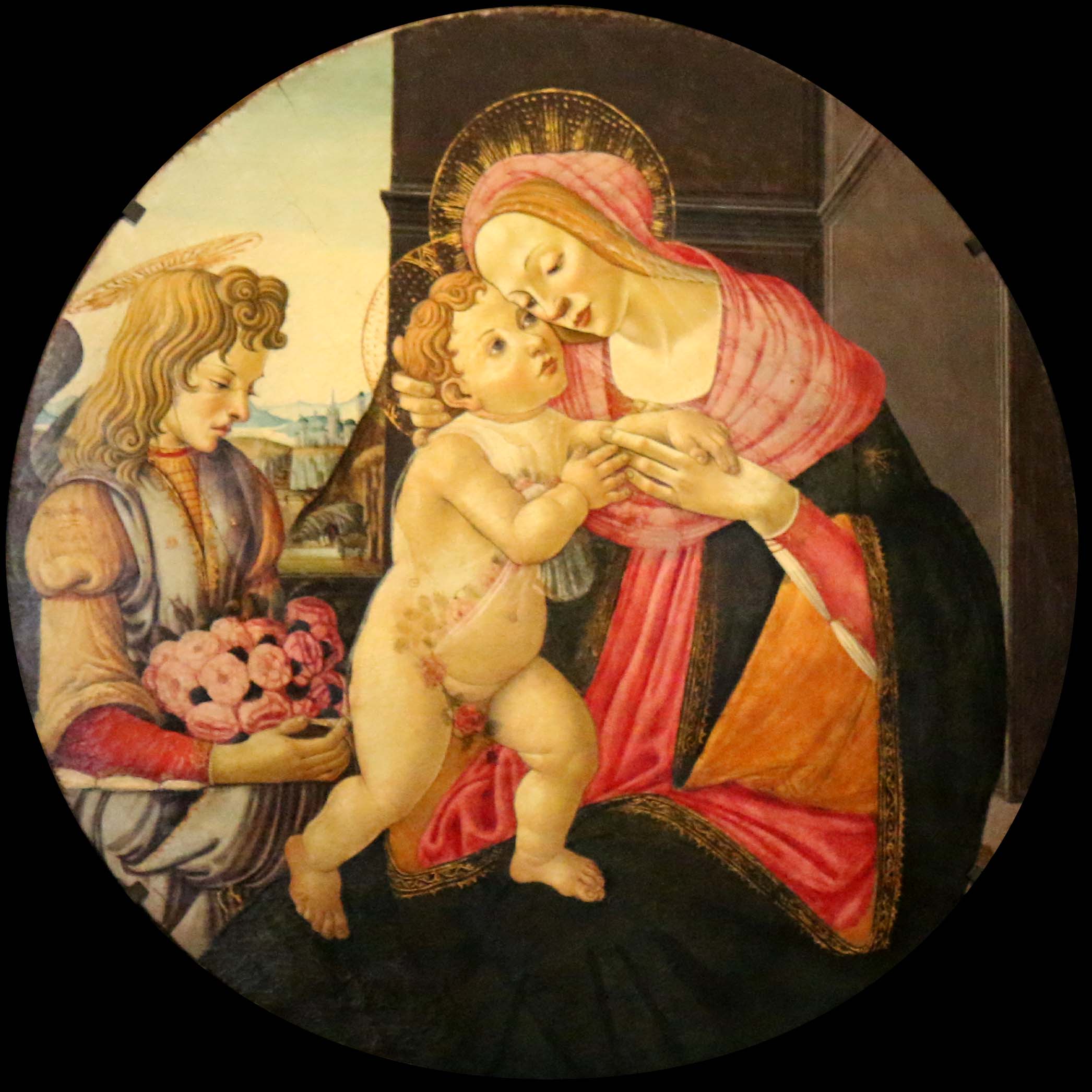 Sandro Botticelli, Madonna and Child with an Angel