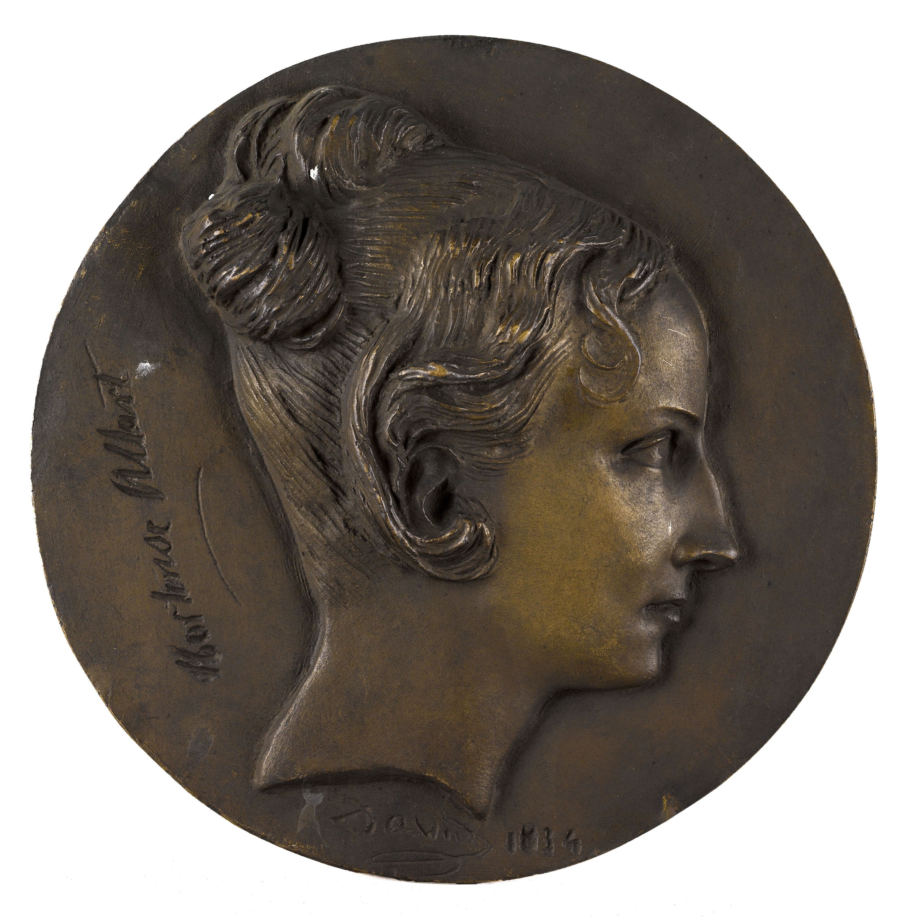 David d'Angers, Portrait d'Hortense Allart, dame de Méritens ( 1801-1871), femme de lettres