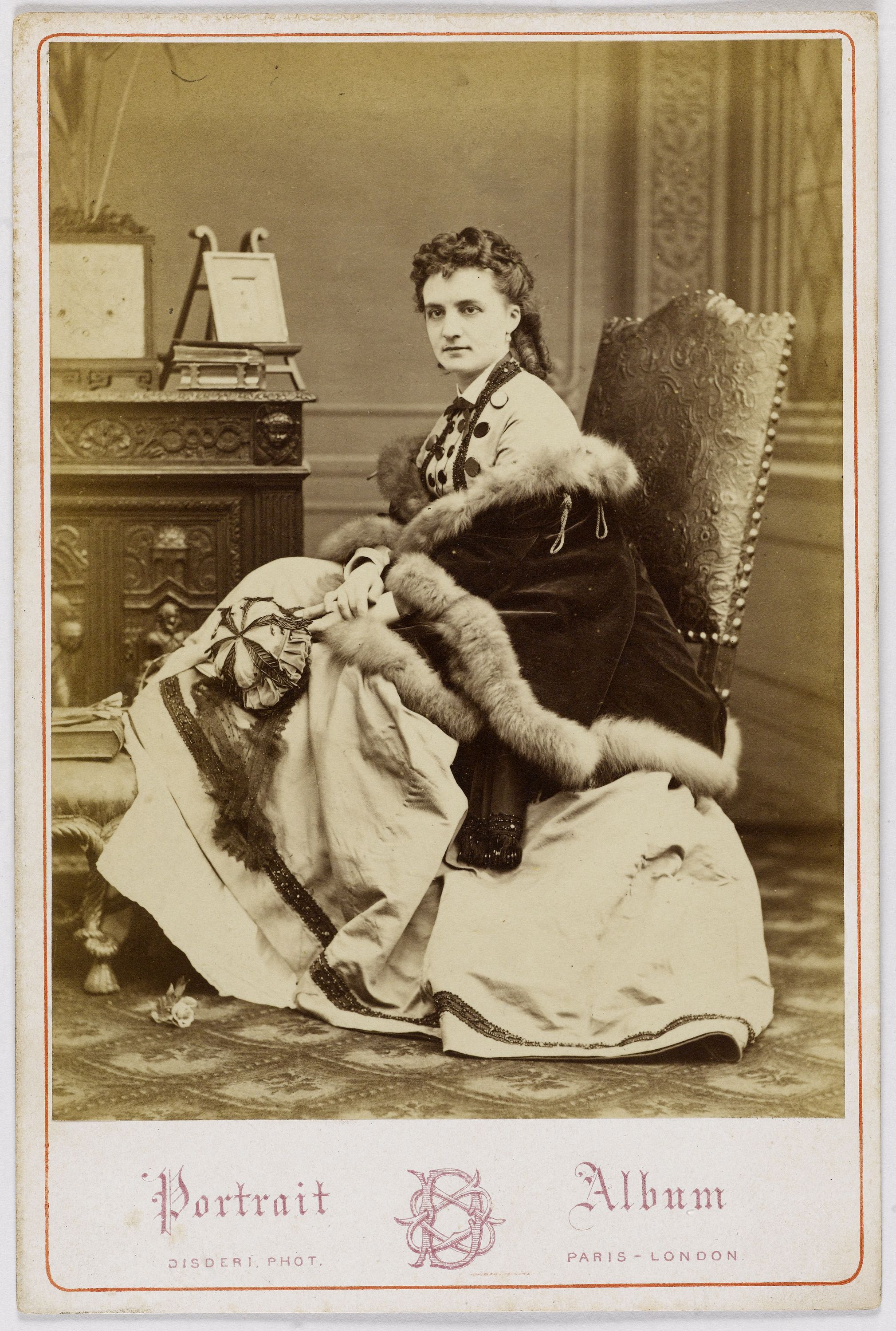 André-Adolphe-Eugène Disdéri, Portrait de Nelly, actrice