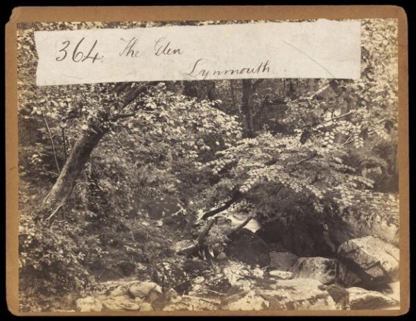 Francis Frith, The Glen.  Lynmouth