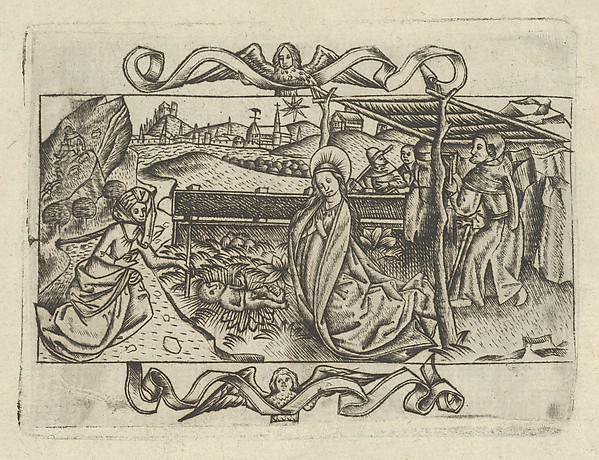 Israhel van Meckenem, The Nativity