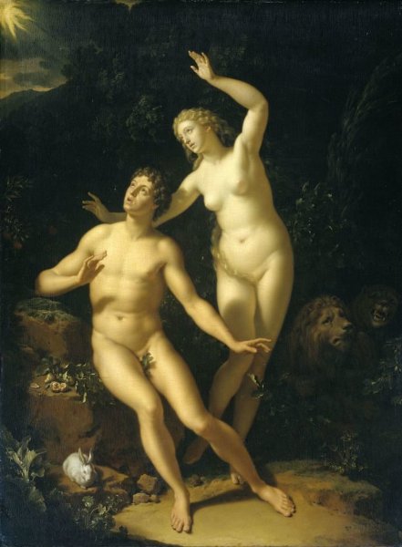 Adriaen van der Werff, God Holds Adam and Eve Responsible