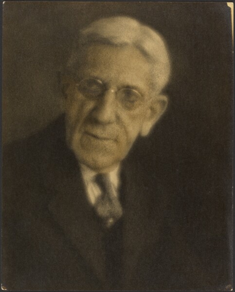 Louis Fleckenstein, [Portrait of a Man with Glasses]