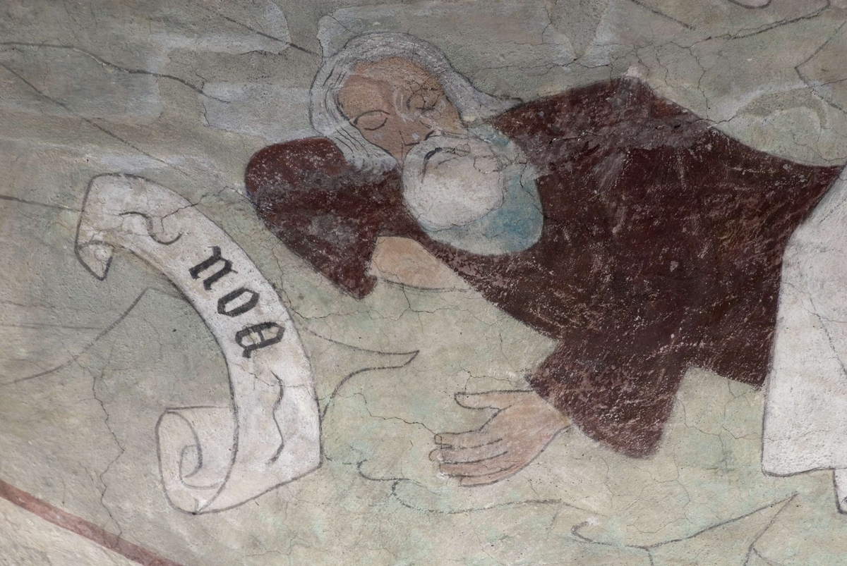 Bengt Backlund, Kalkmålning i Vänge kyrka, Uppland 2009