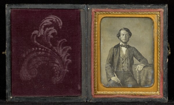 Unknown, [Portrait of a Man Holding a Stick, possibly Francisco González Bocanegra]