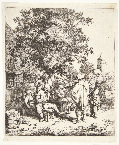 Adriaen van Ostade, Fiolspilleren og lirekassedrengen