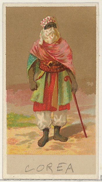 Allen & Ginter, Korea, from the Natives in Costume series (N16), Teofani Issue, for Allen & Ginter Cigarettes Brands