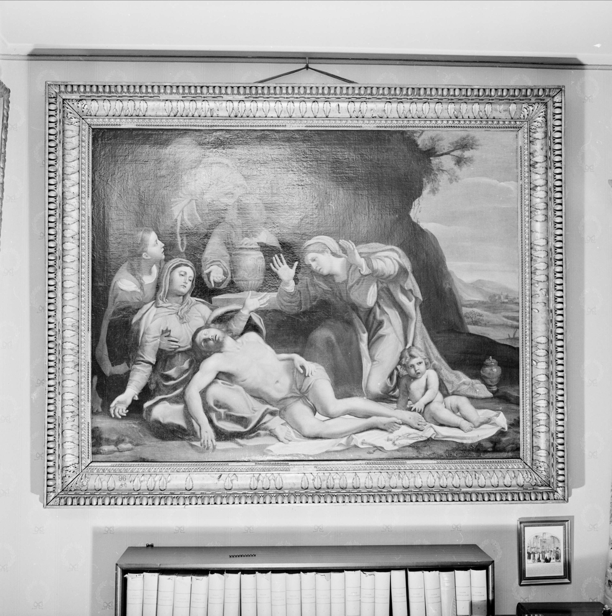 Uppsala-Bild, Oljemålning hos bröderna Louis och Gaston Backman, Uppsala 1965