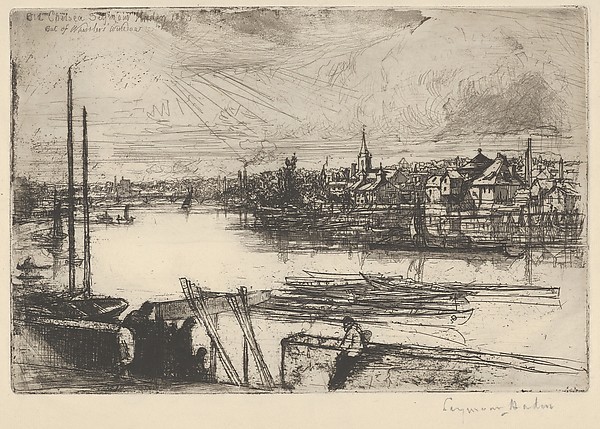Sir Francis Seymour Haden, Battersea Reach