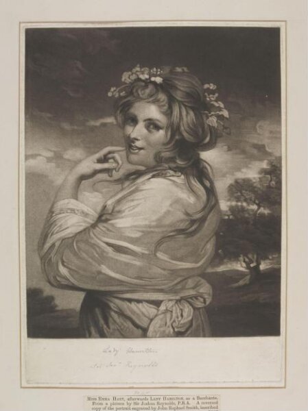 Unknown, Miss Emma Hart as a Bacchante