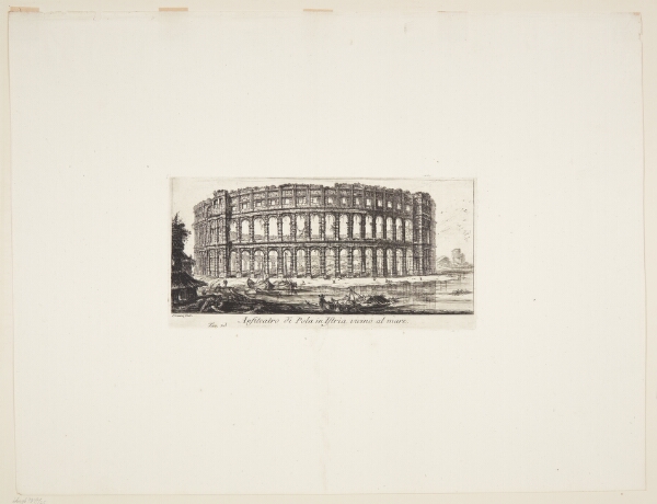 Giovanni Battista Piranesi, Pula's amfiteater i Istrien, nær havet