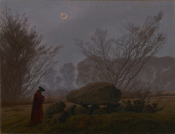 Caspar David Friedrich, A Walk at Dusk