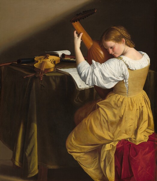 Orazio Gentileschi, The Lute Player