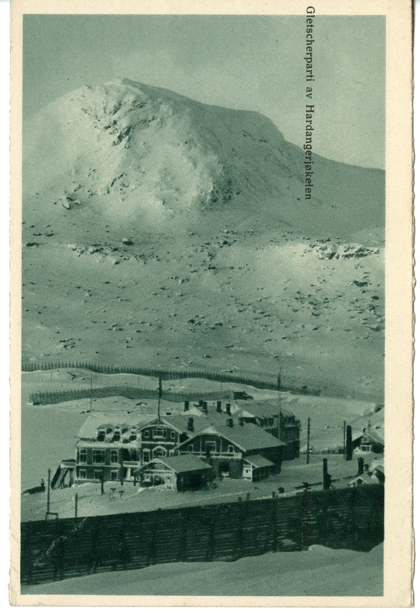 Anders Beer Wilse, Gletscherparti av HardangerjøkelenBergensbanen