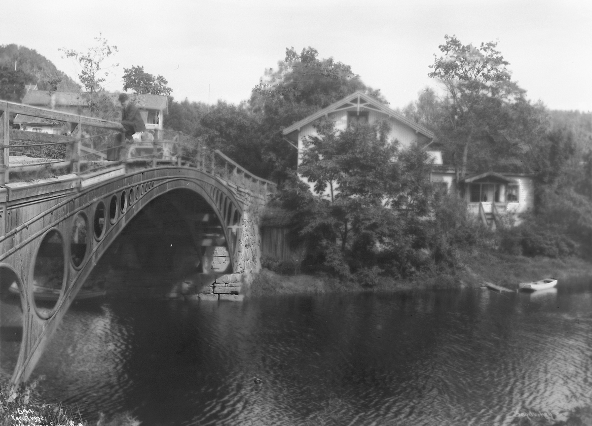 Anders Beer Wilse, Prot: Askerlandet - Sandviken bro over elven Aug. 1902