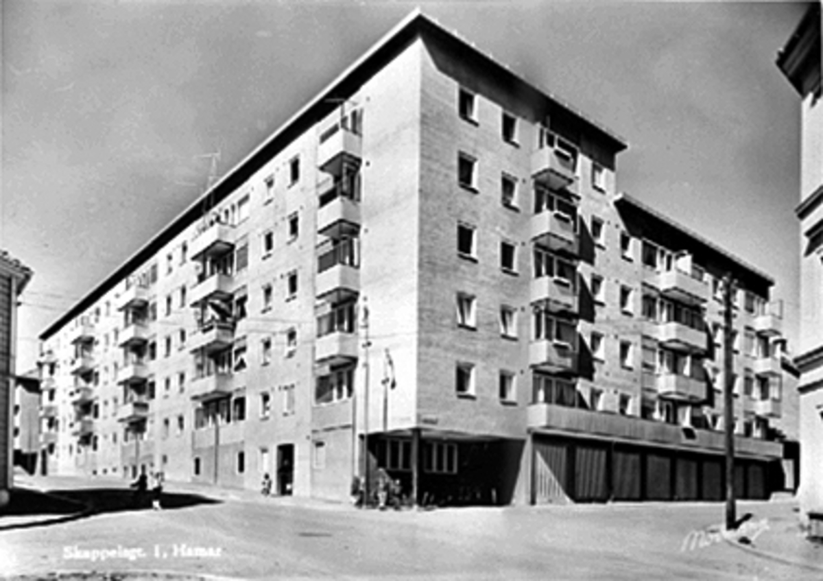Anno Domkirkeodden, Eksteriør, Skappelsgate 1-3 i Hamar.