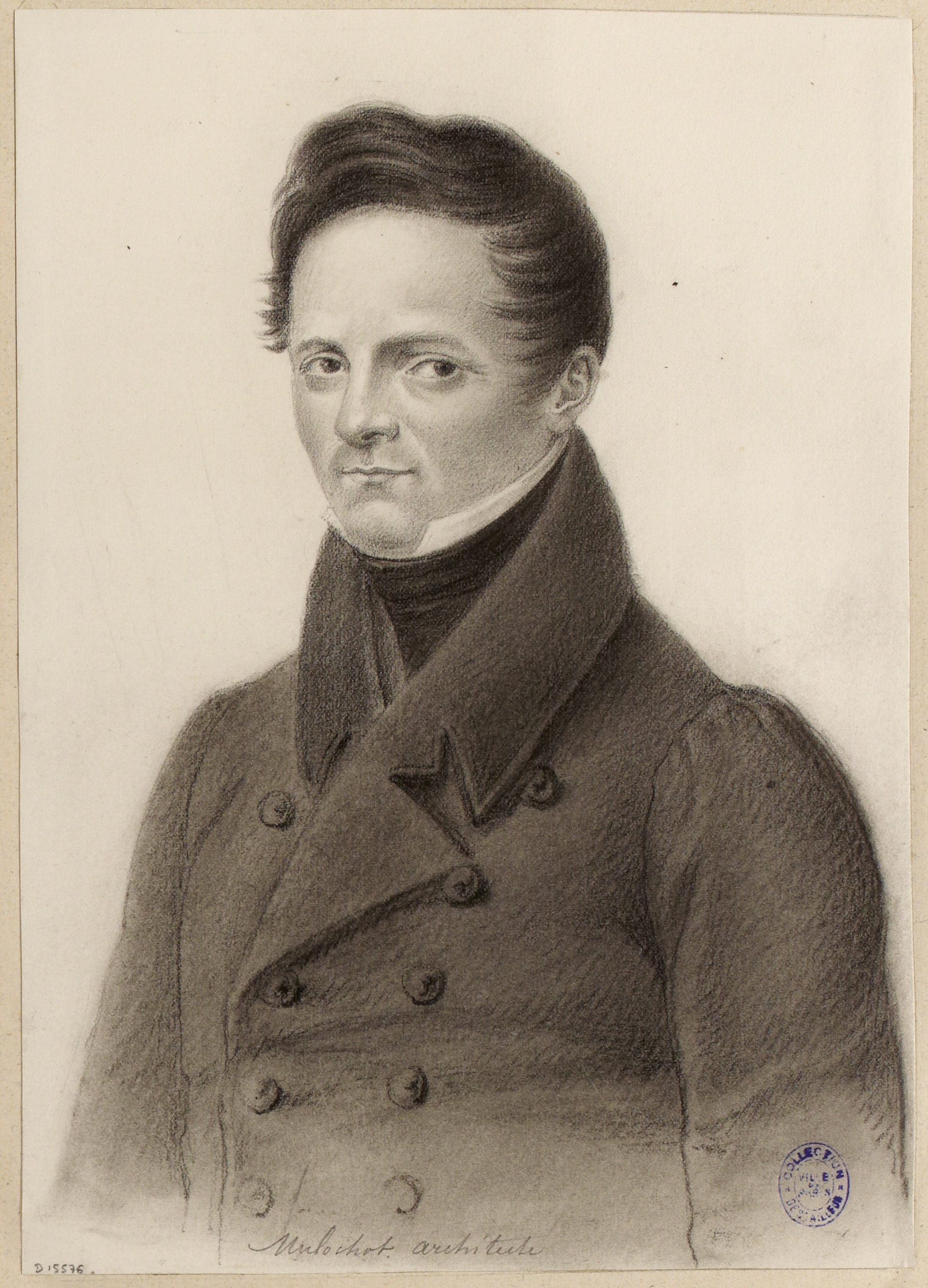 Anonyme, Portrait de l'architecte Mulochot