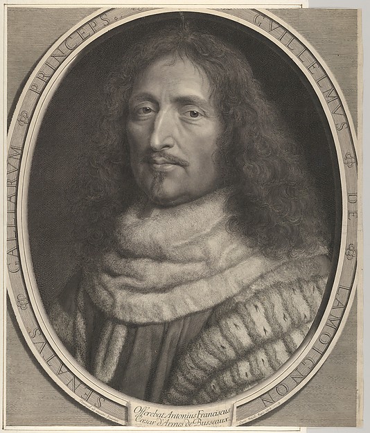 Robert Nanteuil, Guillaume de Lamoignon