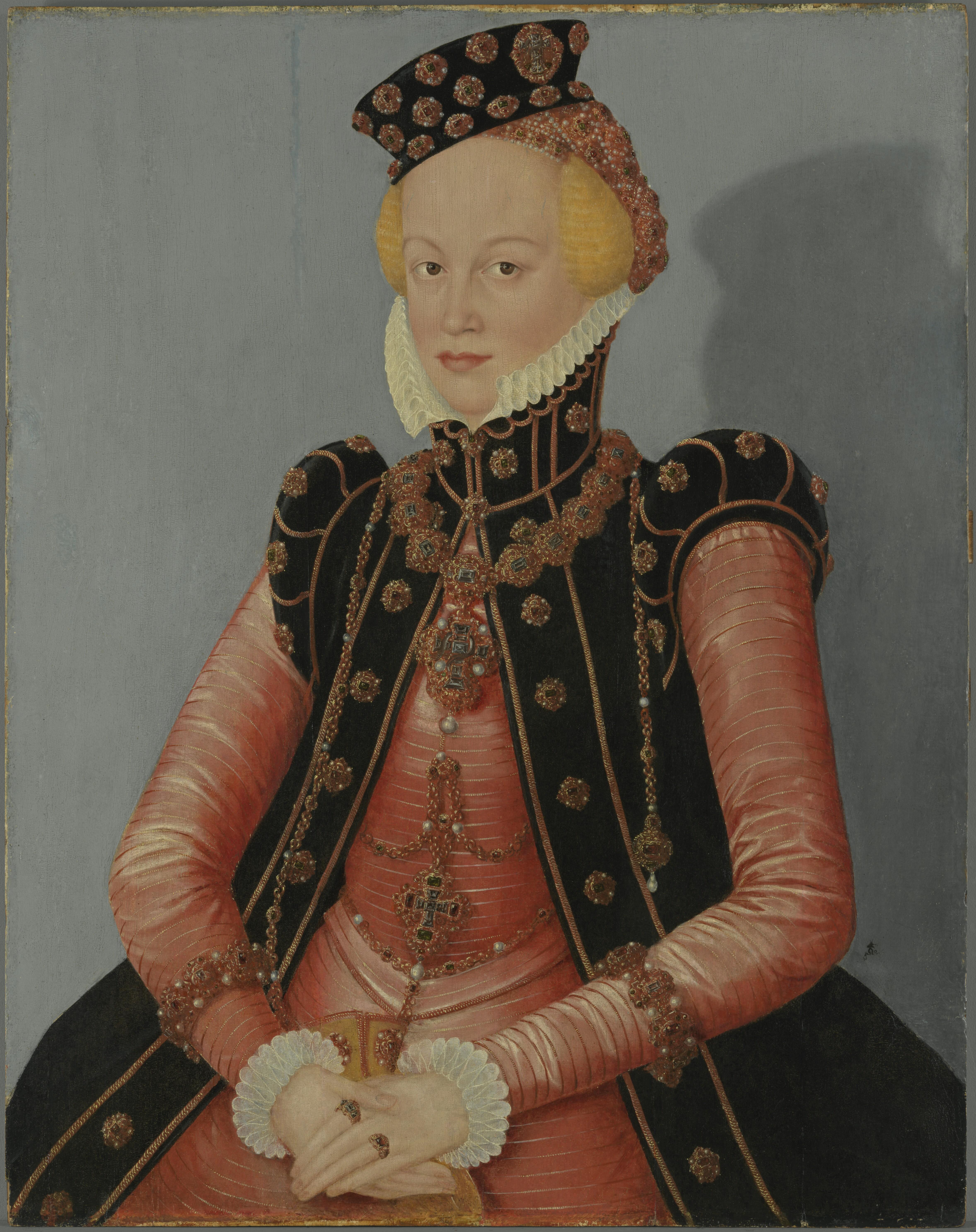 Lucas Cranach the Younger, Portrait of a Lady (Margravine Elisabeth von Ansbach-Bayreuth?)