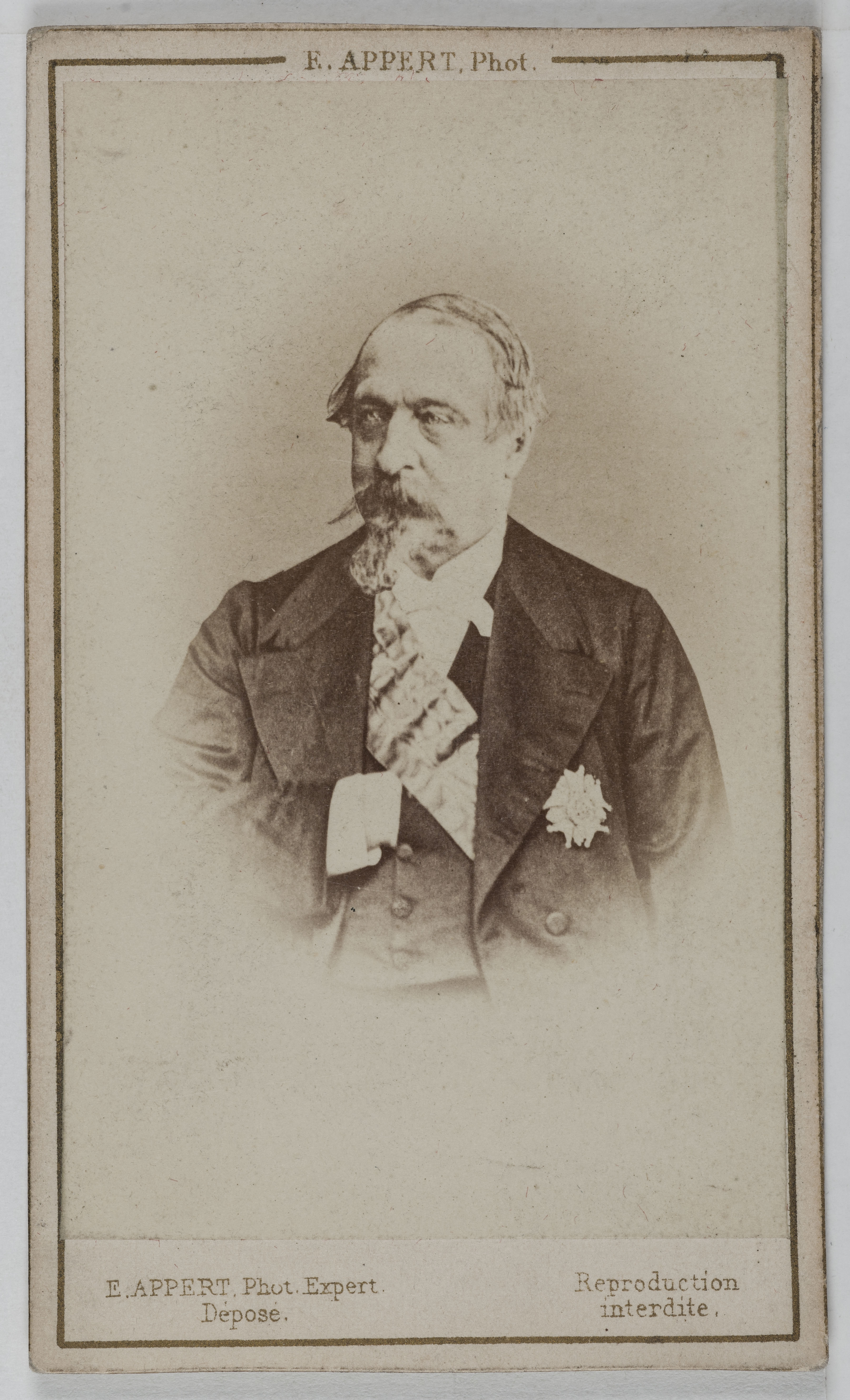 Ernest Charles Appert, Portrait de Charles Louis Napoléon Bonaparte (1808-1873), dit Napoléon III, Empereur des Français.